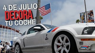 4 de Julio, decoraciones patrióticas para tu coche