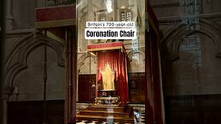 Coronation chair for British monarch🇬🇧Britain’s oldest chair since 1308#UK tourist places#shorts