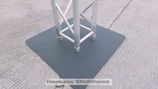 Spigot Truss Base Plate for 290mm 300mm 400mm Aluminum Truss