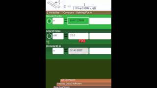 Wing Drag Calculation