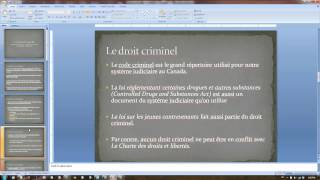 Droit Criminel - Infractions