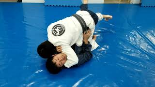 Folding mount take and seated armlock Hideyuki Yamada