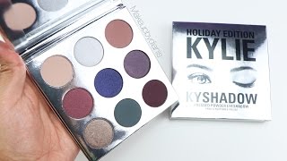 Kylie Cosmetics Kyshadow Holiday Palette | SWATCHES