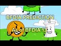 BFDIA Prediction (As of BFDIA 13)