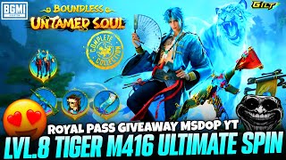 Tiger M416 Ultimate Spin🥶 New ultimate set😳 bgmi 3.6 update😱 Ultimate crate opening🤩 #bgmi #pubg