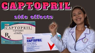 CAPTOPRIL 25 mg tablets SIDE EFFECTS TAGALOG | CAPTOPRIL:Gamot sa high blood pressure | Simply Shevy