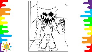 Huggy Wuggy Coloring Page | Huggy Wuggy Singing Coloring | Spektrem - Shine
