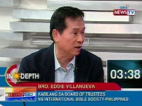 NTG: News To Go In Depth: Bro. Eddie Villanueva, Senatorial Candidate ...