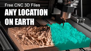 Awesome FREE Terrain Files for CNC - Easily Download STL Topographical Maps