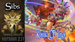 Sibs | Koshka CP Jungle - Vainglory hero gameplay from a pro player