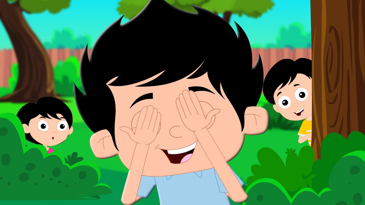 Kids TV Nursery Rhymes - Hide And Seek Play | Original Nursery Songs ...