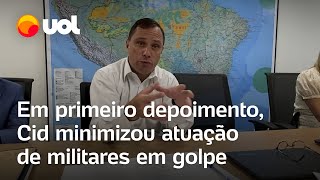 Mauro Cid em delação para PF: Em primeiro depoimento, Cid minimizou atuação de militares em golpe