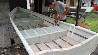 DIY fiberglass fishing boat building (part 1)