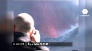 Eruption at Mount Etna