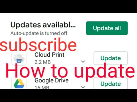 How To Update Your Apps ? - YouTube