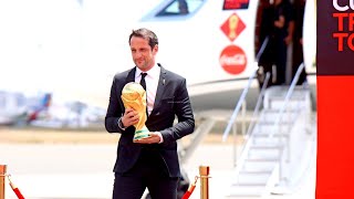 Brazilian legend Juliano Belletti speaks on the FIFA World Cup tour