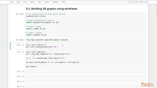 Data Visualization Recipes with Python & Matplotlib3:Build 3D Graphs Using Wireframe | packtpub.com
