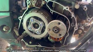 Pulsar 150 Clutch Plate Change |Bajaj Pulsar 150 BS4 Clutch Plate Original Price |Clutch Replacement