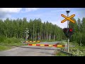 spoorwegovergang lieksa fin railroad crossing tasoristeys