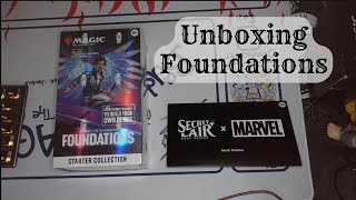 Foundations Starter Collections and Marvel Secret Lair Opening