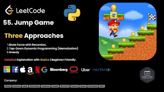 🚀 LeetCode 55. Jump Game | Recursion, Memoization & Greedy Approach Explained