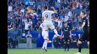 GOAL: Zlatan Ibrahimovic scores from a brilliant volley