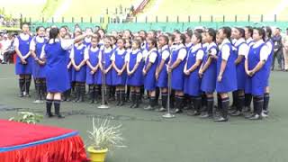 PNG School Girls Performing Sikkimese Song Jaha Bagcha Teesta Rangeet.