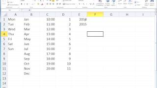 Excel Extending a Series, Formatting #3