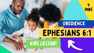 Kids Bible Devotional - Ephesians 6:1 | Obey Your Parents
