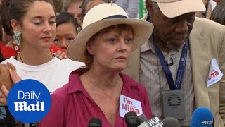 Susan Sarandon speaks about her disappointment at the DNC in July - Daily Mail
