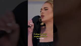 Adele - Hello( So hello from the other side, I must've called a thousand times) #hello #adele #live