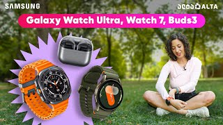 Samsung-ის ახალი ჭკვიანი აქსესუარები: Galaxy Watch Ultra, Watch7 და Buds3