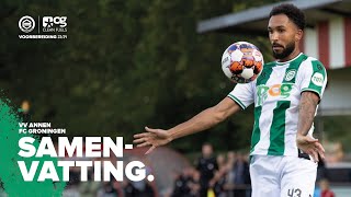 VV Annen - FC Groningen | Samenvatting