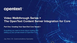 Creating Your Tenant to Try the Content Server Integration