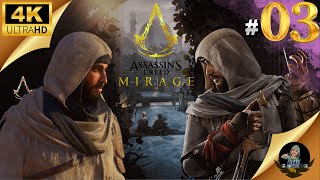 ASSASSIN'S CREED MIRAGE 4K PC Walkthrough Gameplay Part 3 - Malayalam Commentary || Gamer_anz