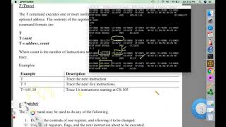 WEEK1: Debug Command TRACE