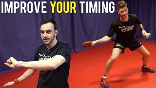 3 Easy Drills To Improve Timing in Table Tennis