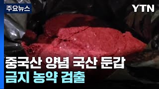 중국산 다진양념이 국산 고춧가루?...금지 농약 검출 / YTN