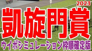 凱旋門賞2023 枠順確定後ウイポシミュレーション