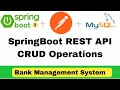 Banking Application | SpringBoot REST API CRUD Operations using Spring Data JPA  #springboottutorial
