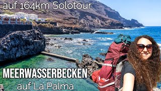 Auf 164km Solotour: Von Naturschwimmbecken zu miserablem Overnighter  // Meerwasserbecken La Fajana