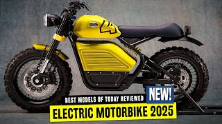 Newest Battery-Electric Motorcycles with Stunning Retro Designs \u0026 Unique Customizations