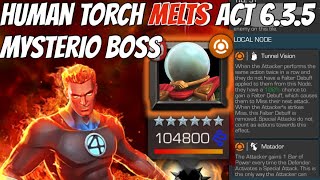 Human Torch Solos Act 6.3.5 Mysterio Boss - Falter?? Yeah RIGHT!! - Mysterio 6.3.5 One-Shot