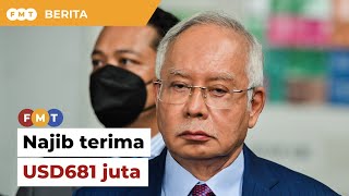 Najib terima USD681 juta daripada entiti Singapura, mahkamah diberitahu