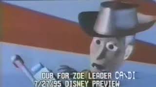Toy Story Early Preview Footage (7/27/95)