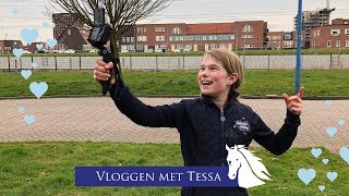 Tessa gaat los met de nieuwe vlog camera 😱 * Hart voor Paarden *