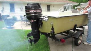 '77 Starcraft Boat with '80 65 HP Mercury Outboard Motor