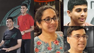 Vishy Anand on his son Akhil's amazing talent ft. Anand, Aruna and Akhil