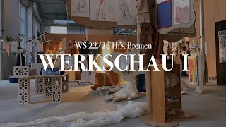 2023 HfK Bremen - Werkschau 1 Exhibition Tour  / 2023 브레멘 예대 Werkschau 전시 투어 영상
