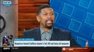 ESPN GET UP   Raptors hand Celtics team's 1st 20 pt loss of season